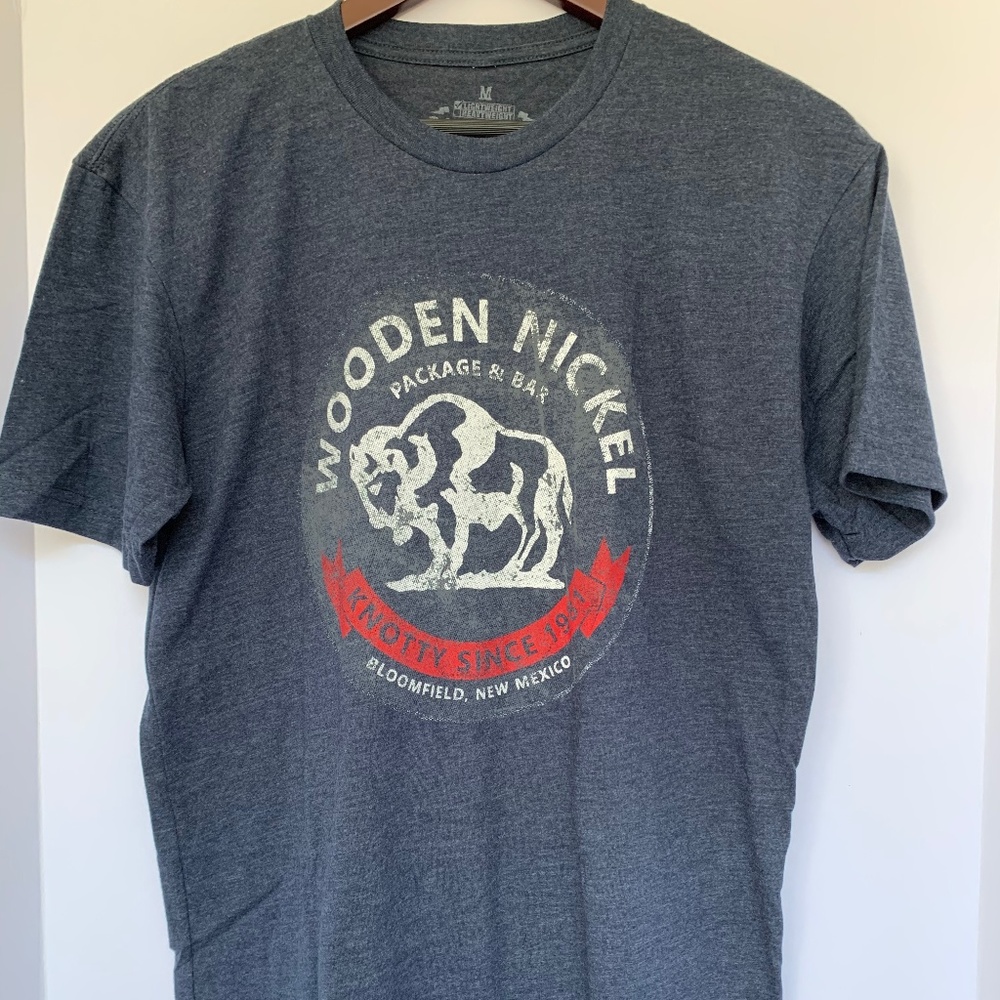 Wooden Nickel T-Shirt from Dive Bar Shirt Club